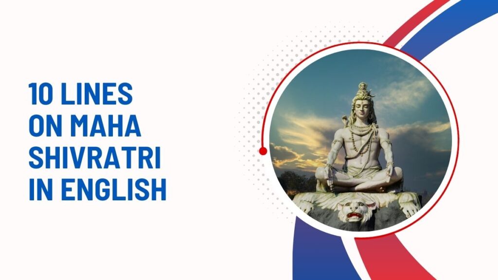 10 Lines on Maha Shivratri in English