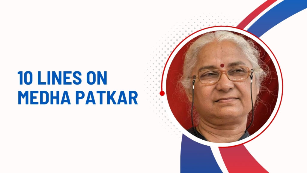 10 Lines on Medha Patkar