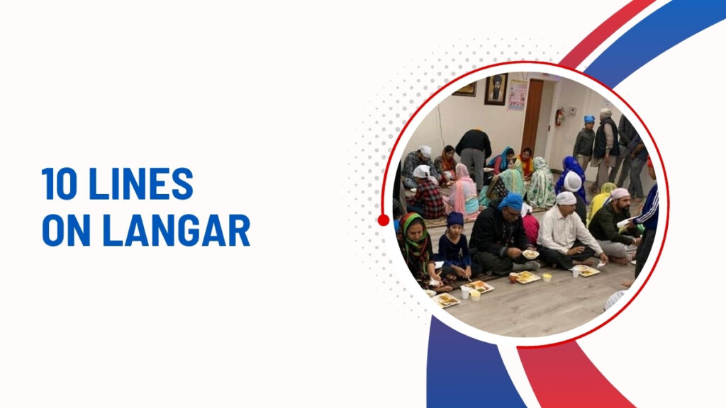 10 Lines on Langar